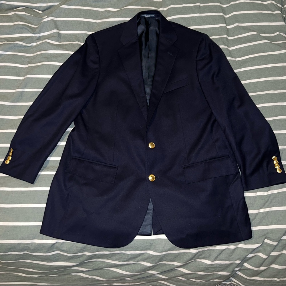 Polo by Ralph Lauren Blue Label men’s blazer Made In Italy in great condition!